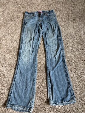 Wrangler premium patch bootcut jeans